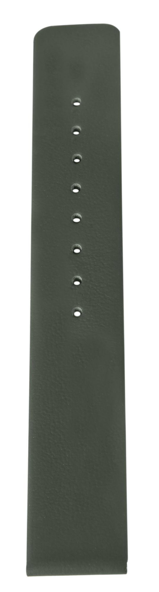 Echtleder-Uhrenarmband, nahtlos, grau, 14 mm