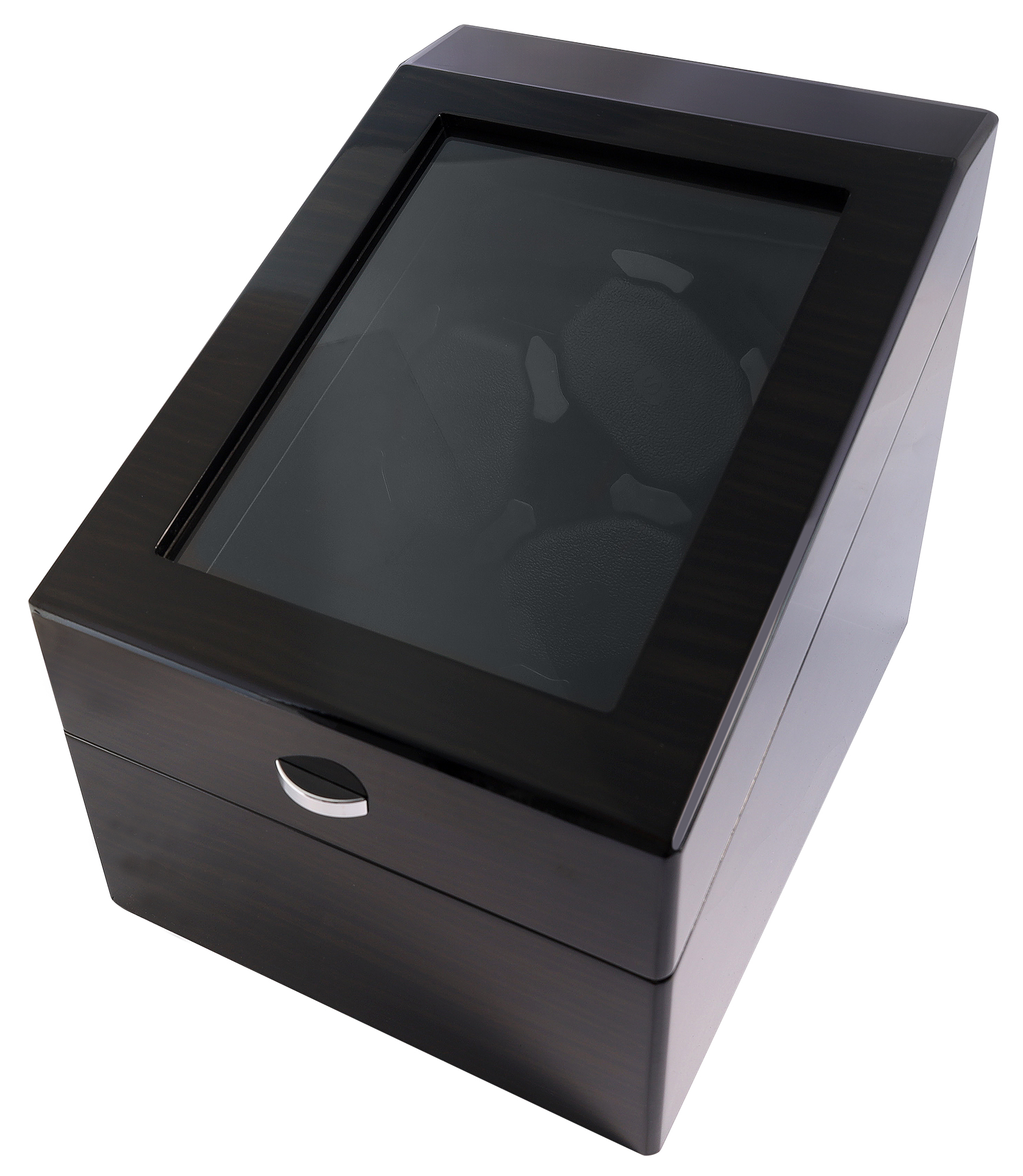 automatischer Uhrenbeweger für 3 Uhren + 3 Uhren USB-DC, Holzoptik
