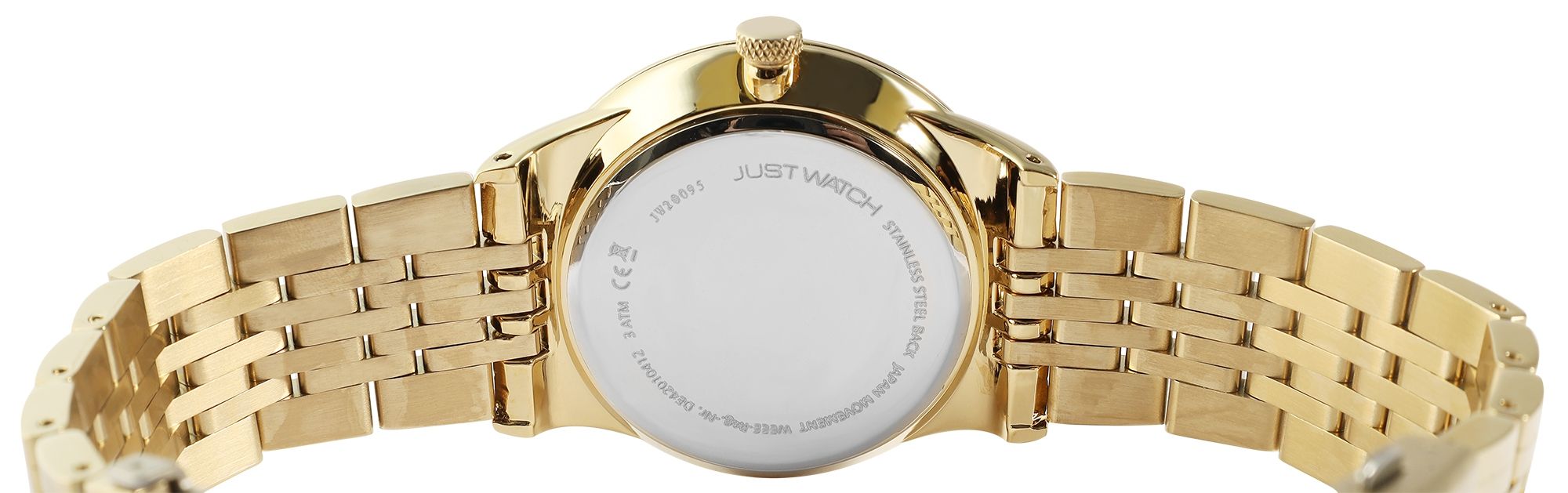Just Watch Unisexuhr mit Edelstahlarmband, goldfarben