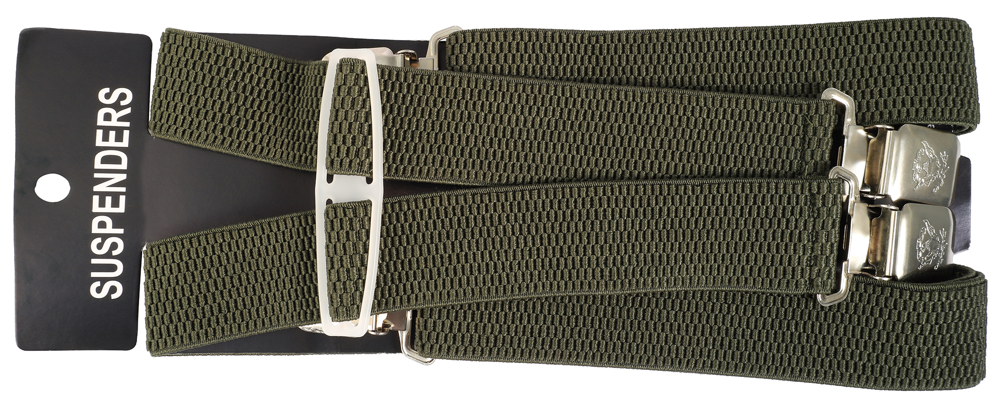 Hosenträger, 120 cm, elastisch, grün