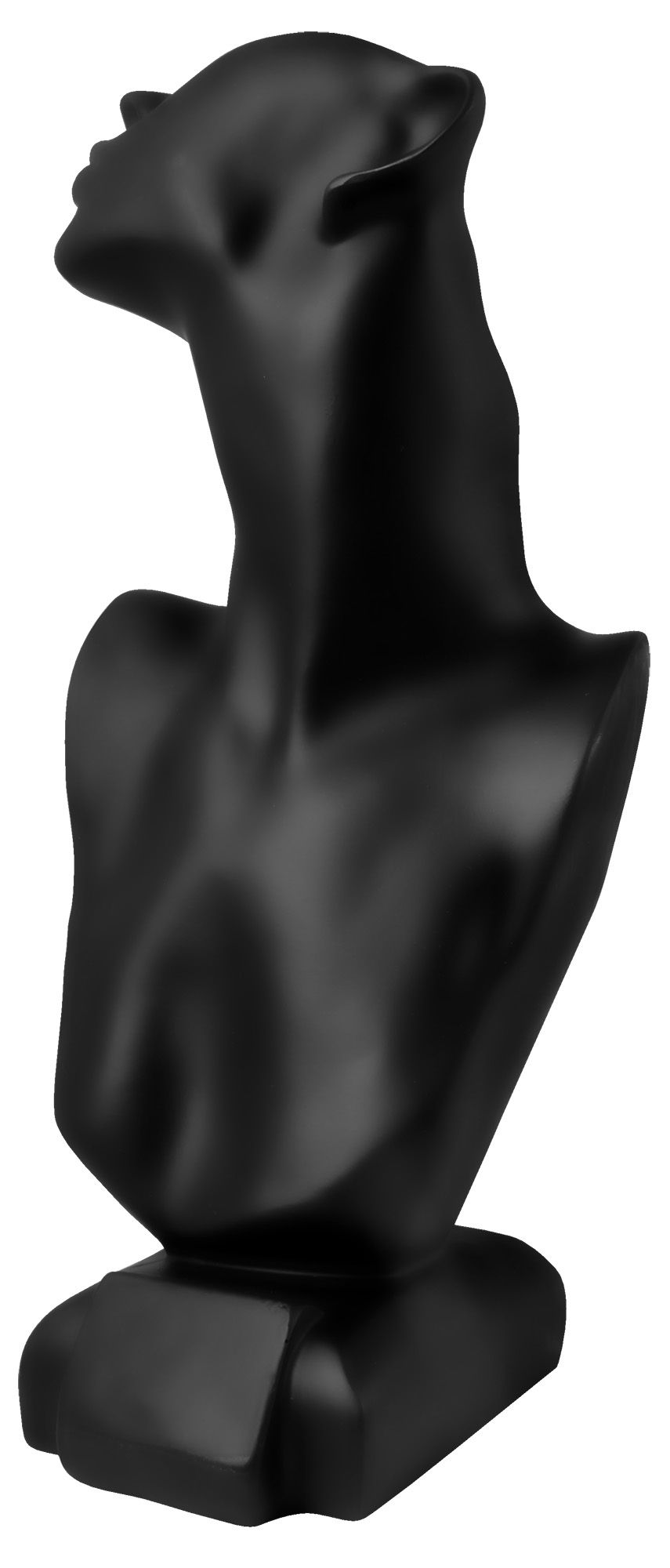 Büste, Kunststoff, schwarz, 33 cm x 16 cm x 12,5 cm