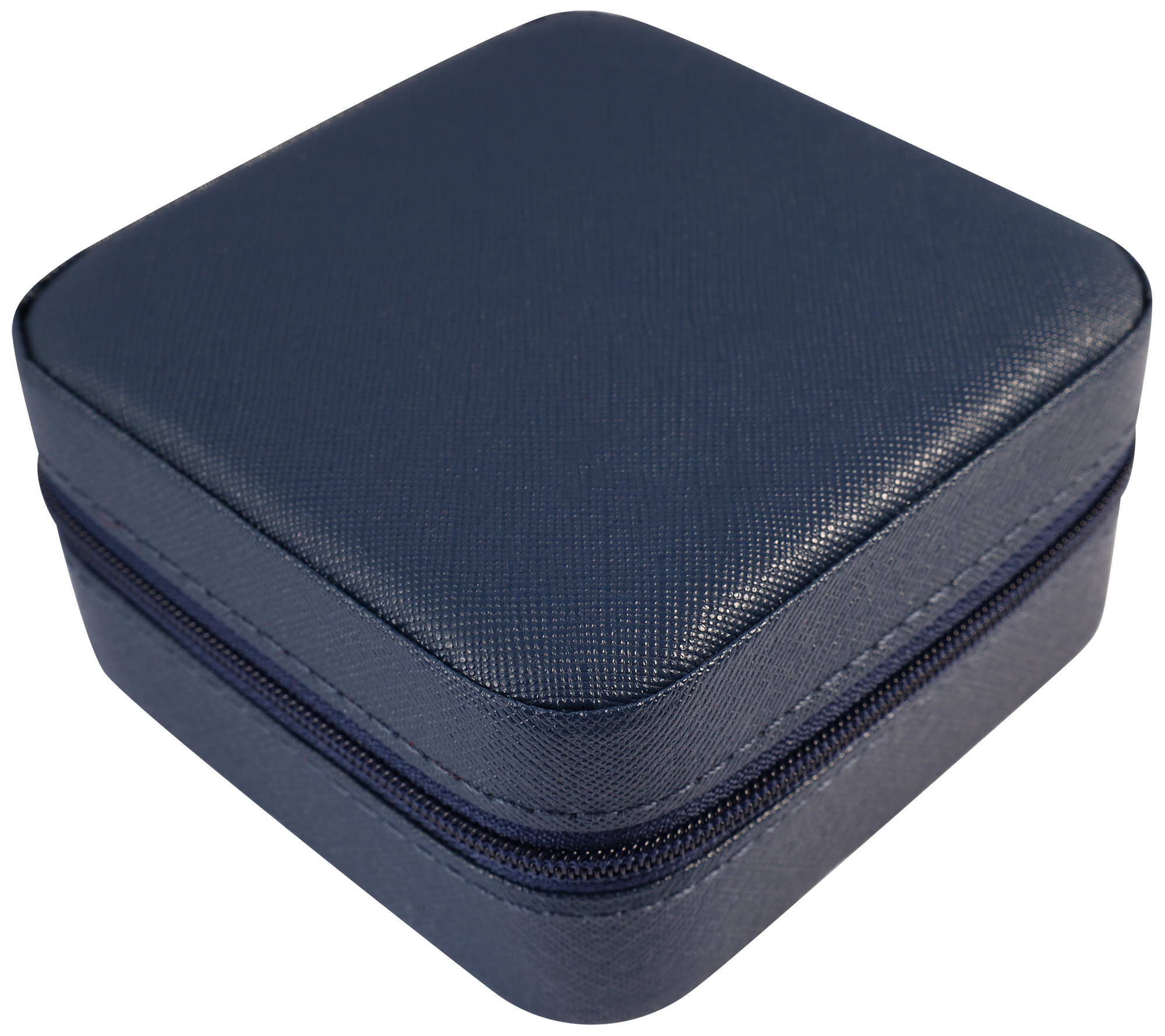 Aufbewahrungsbox für Schmuck/ Schmuck-Etui, 10 x 10 cm, blau