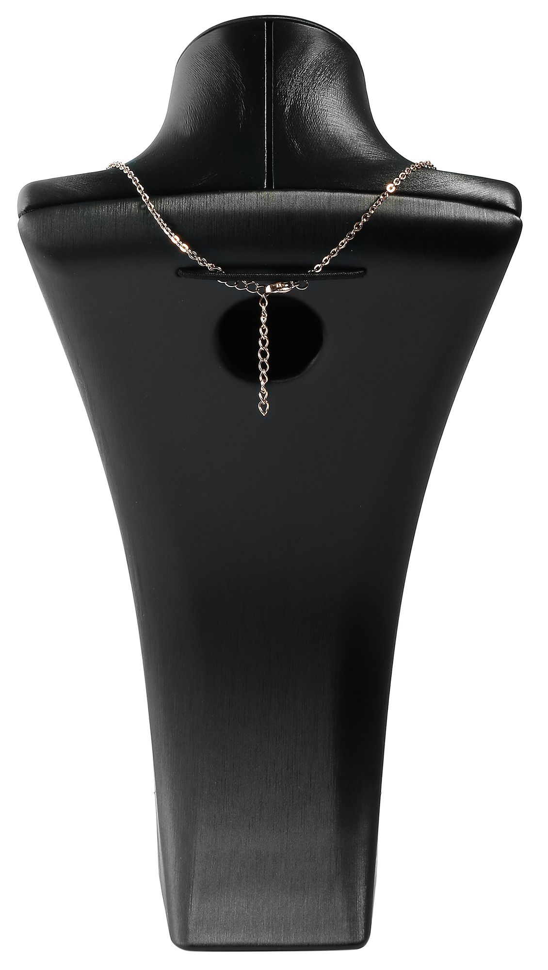 Büste (Dekoserie Bright), PU-bezogen, glänzend, 27,5 cm, schwarz