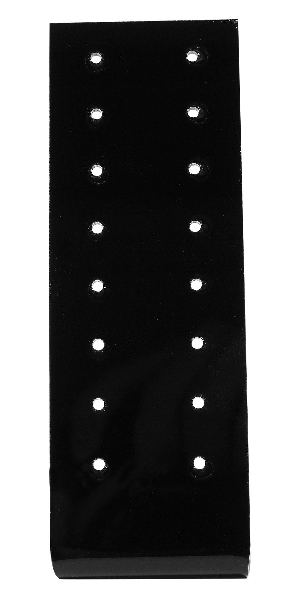 Schmuckaufsteller für 8 Paar Ohrringe, Acryl, 11,5 x 4 x 4 cm, schwarz