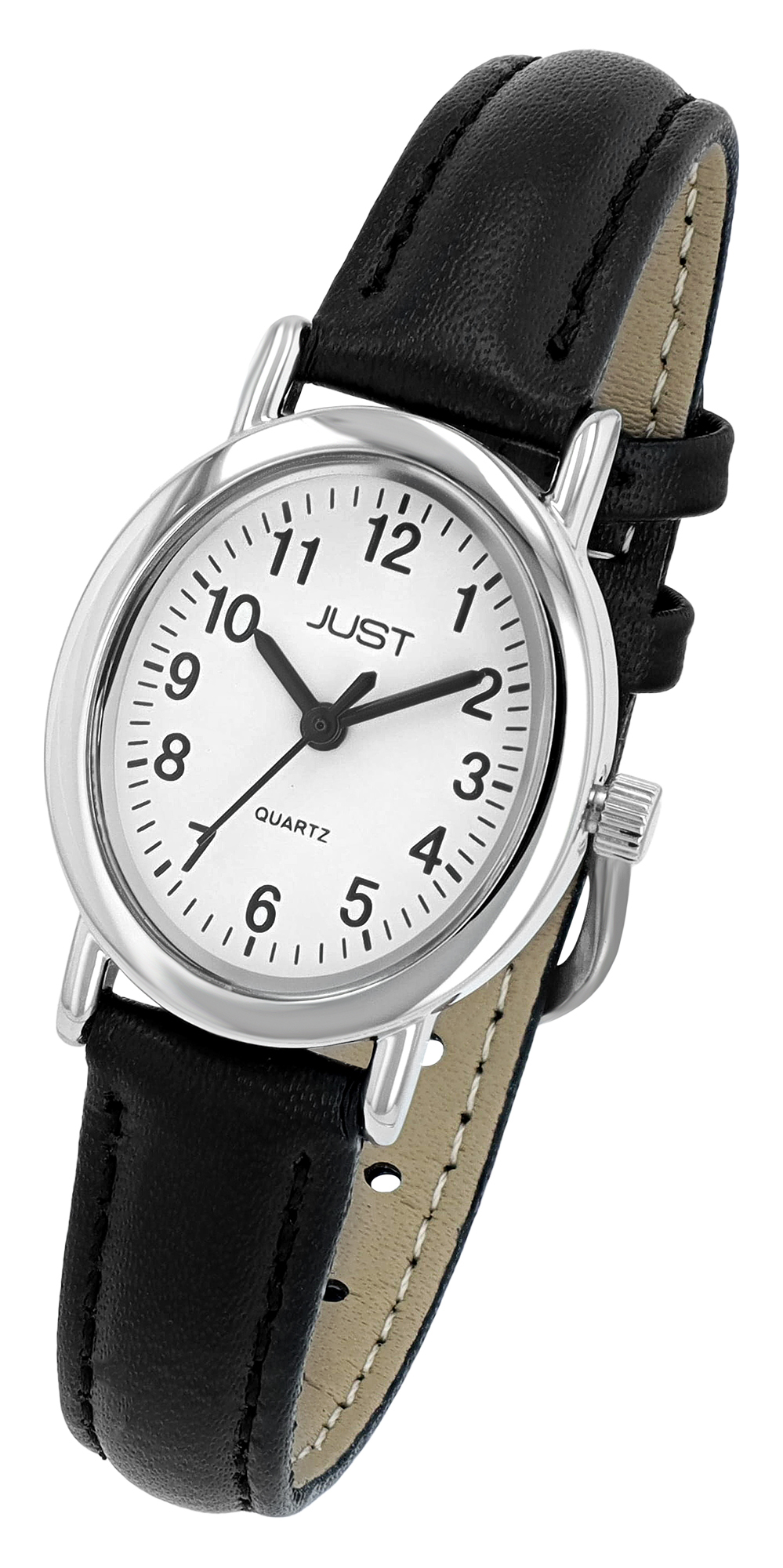 Just Damenuhr mit Echtlederarmband, Edelstahlarmband, oder Edelstahlzugarmband