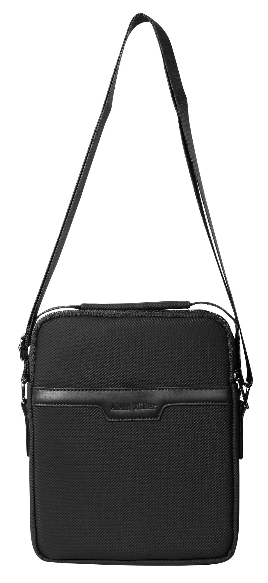 Alain Miller Tasche aus Textil mit verstellbaren Gurt, schwarz