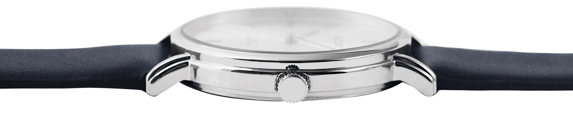 Akzent Exclusive Herrenarmbanduhr mit Lederimitationsarmband