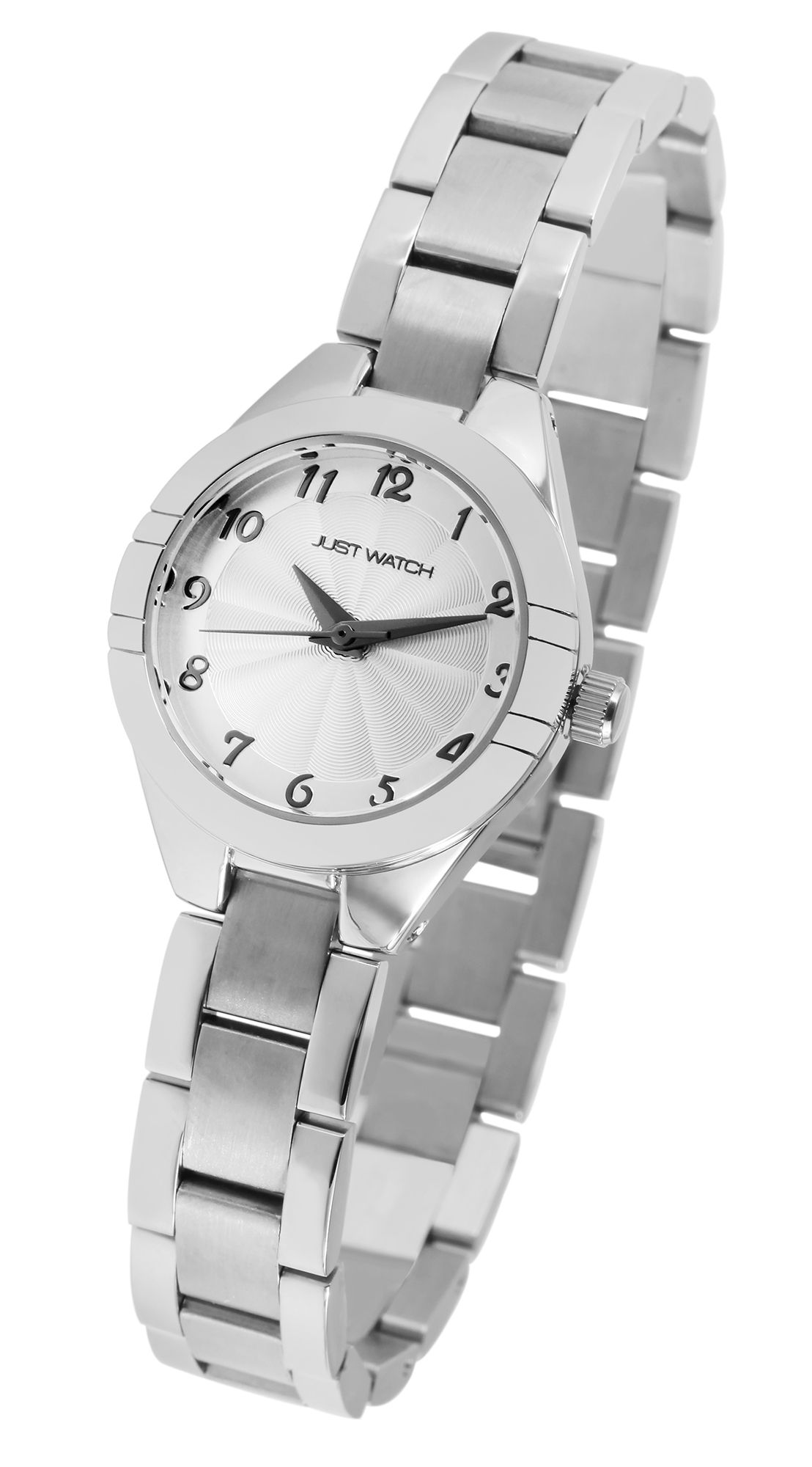 Just Watch Damenuhr mit Edelstahlarmband, silberfarben
