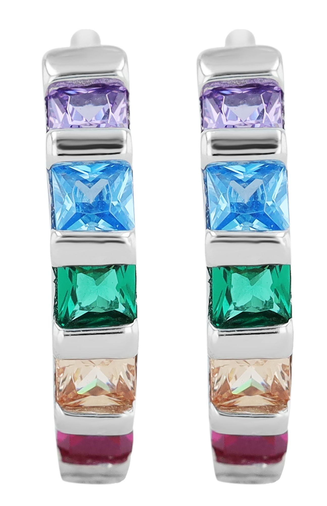 "Feyza" - Creole aus 925/- Echt Silber, verschiedene Varianten