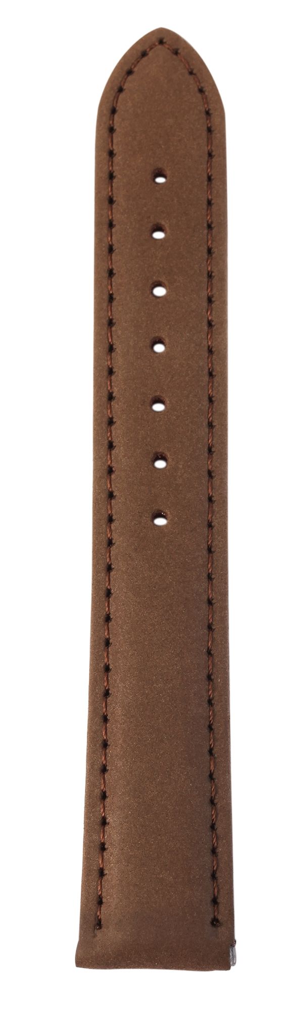 Echtleder Uhrenarmband, braun, 18 mm