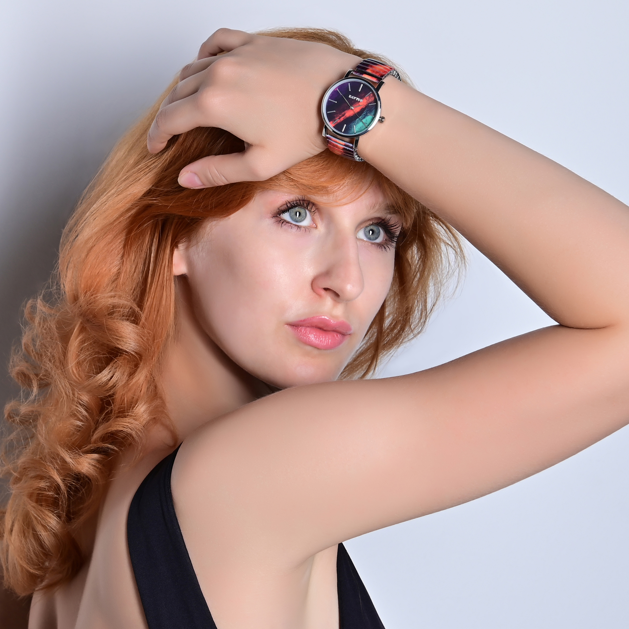 Raptor Damenuhr "Colorful" mit Zugarmband