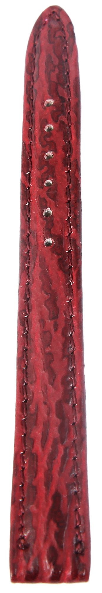 Echtleder Ersatzarmband in rot, 10 mm