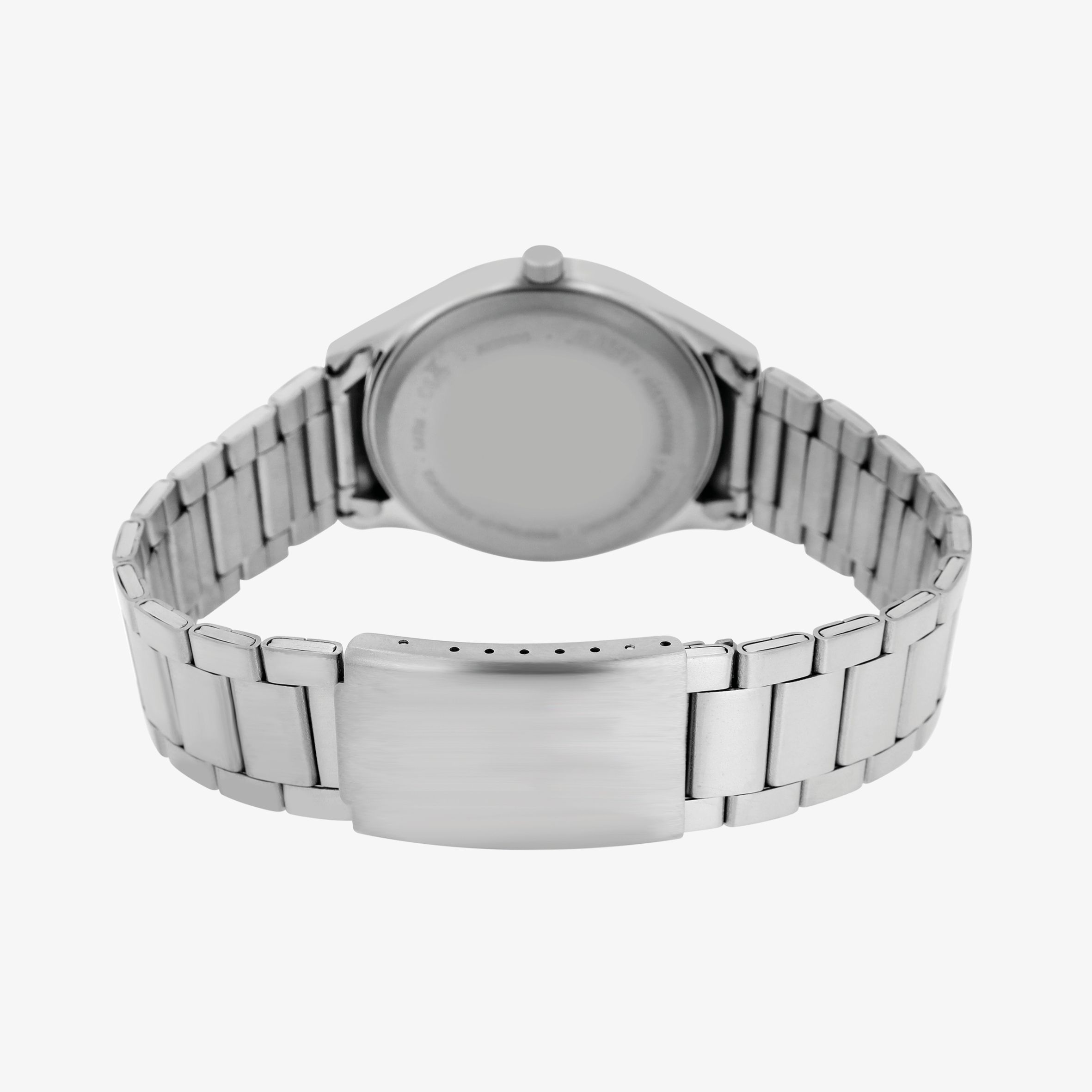 Just Herrenuhr mit Gliederarmband, Titan, 5 ATM, blaues ZB