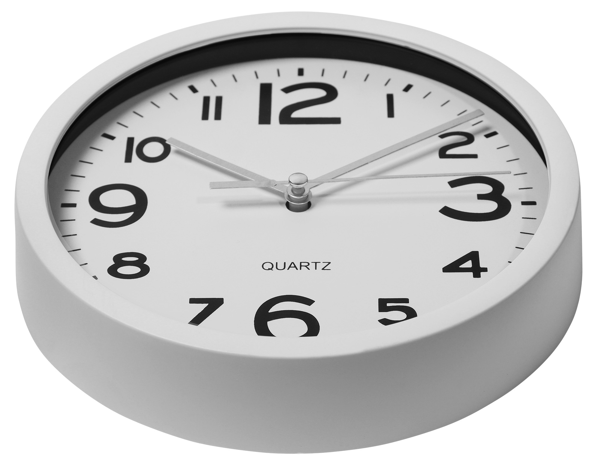 Wanduhr - Ø 17,7 cm, weiß