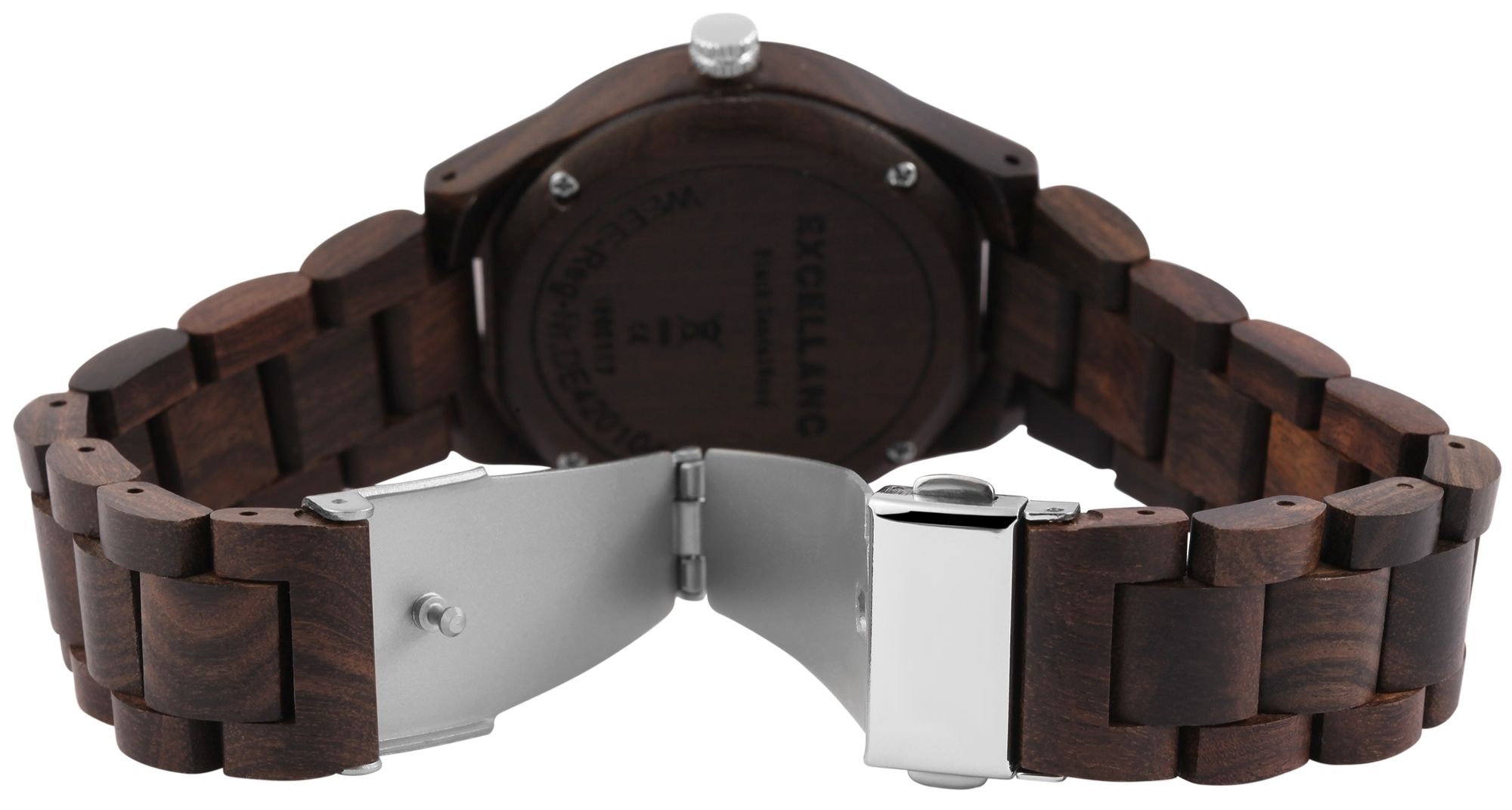 Excellanc Armbanduhr Damen Holzuhr aus Sandelholz