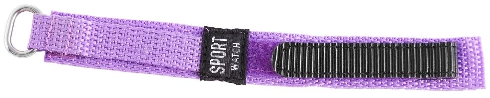 Klett-Uhrenarmbänder, lila, VE 12, 14 mm