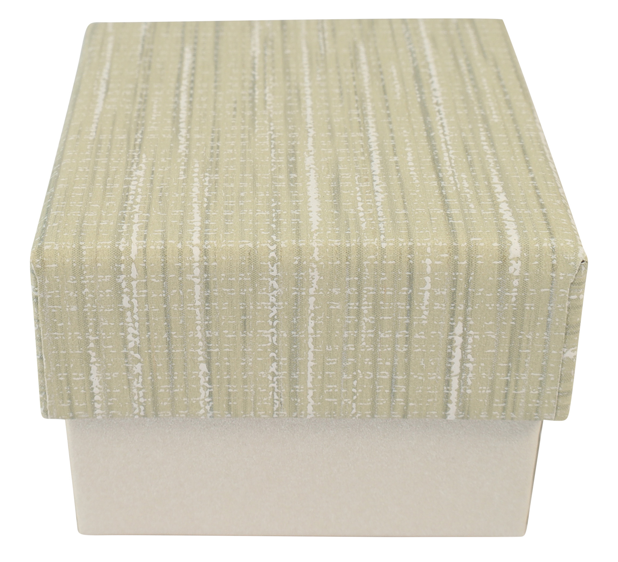 Papp Schmuckboxen, taupe, VE24 , 5 x 5 cm
