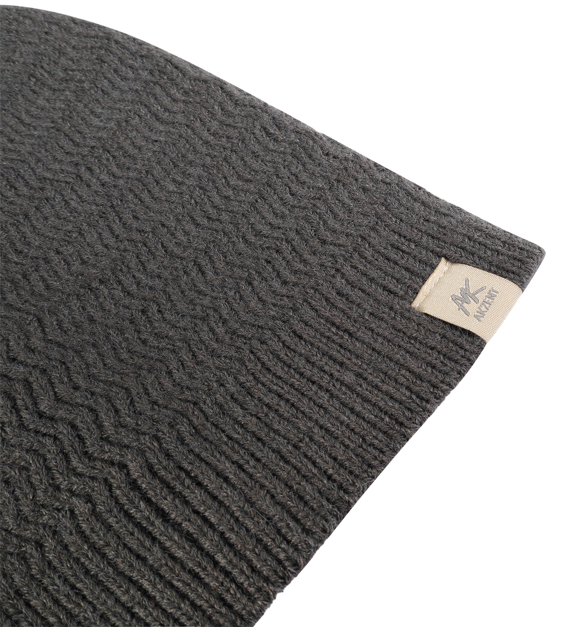 Akzent Strickmütze (ohne Umschlag) für Herren, VE-4, grau