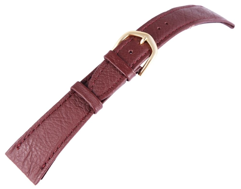 Basic Echtleder Armband in dunkelbraun, glatt, flach, 20 mm