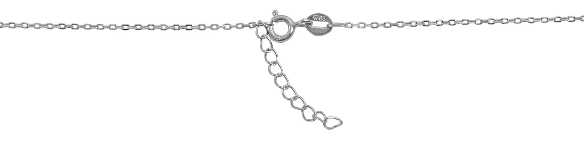 Echtsilber Ankerkette aus 925/- Sterling Silber, 42+3 cm