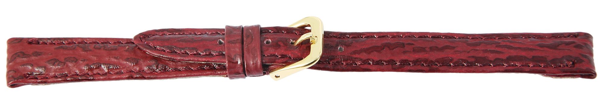 Echtleder Ersatzarmband in rot, 10 mm