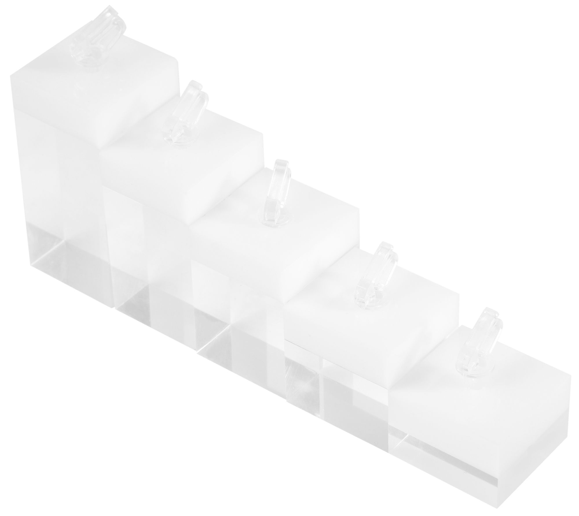 Ringdisplay, Kunststoff, transparent, 3 cm x 6 cm x 3 cm