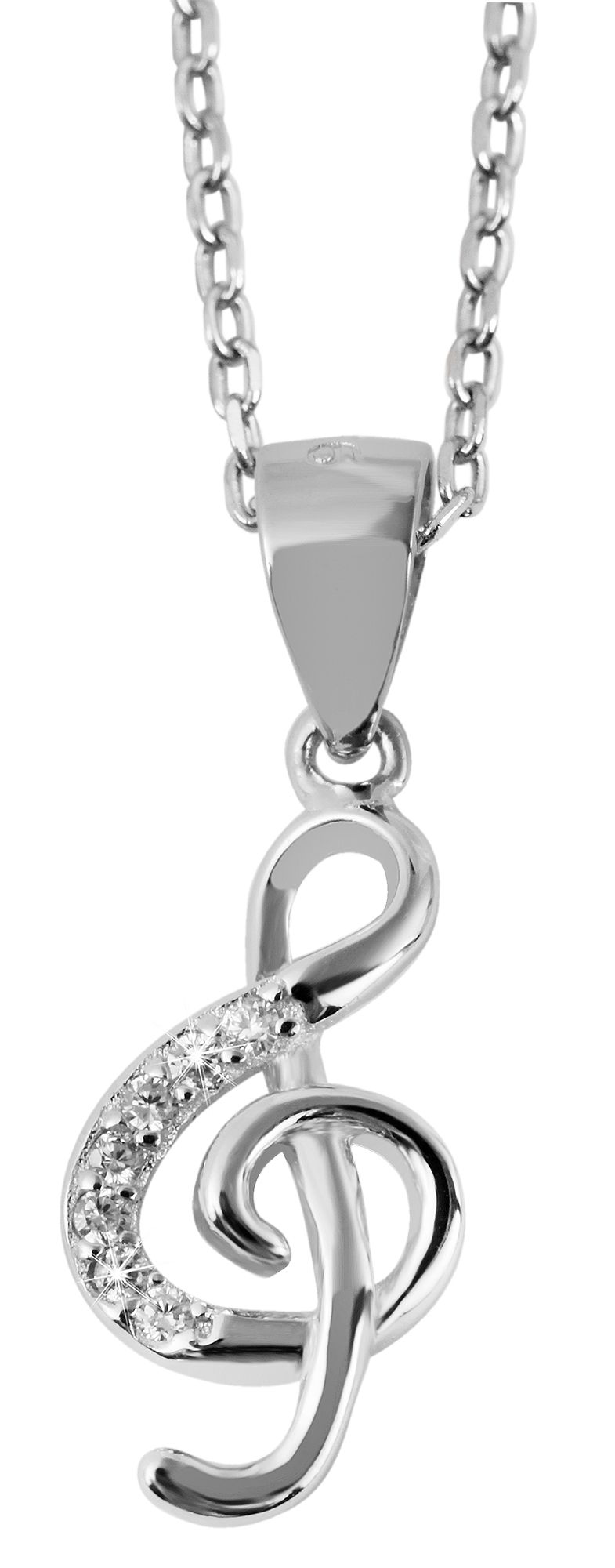 "Renwa", 925/- Echt Silber Schmuckset,Ohrringen und Anhänger mit Zirkonia, silberfarben, rhodiniert