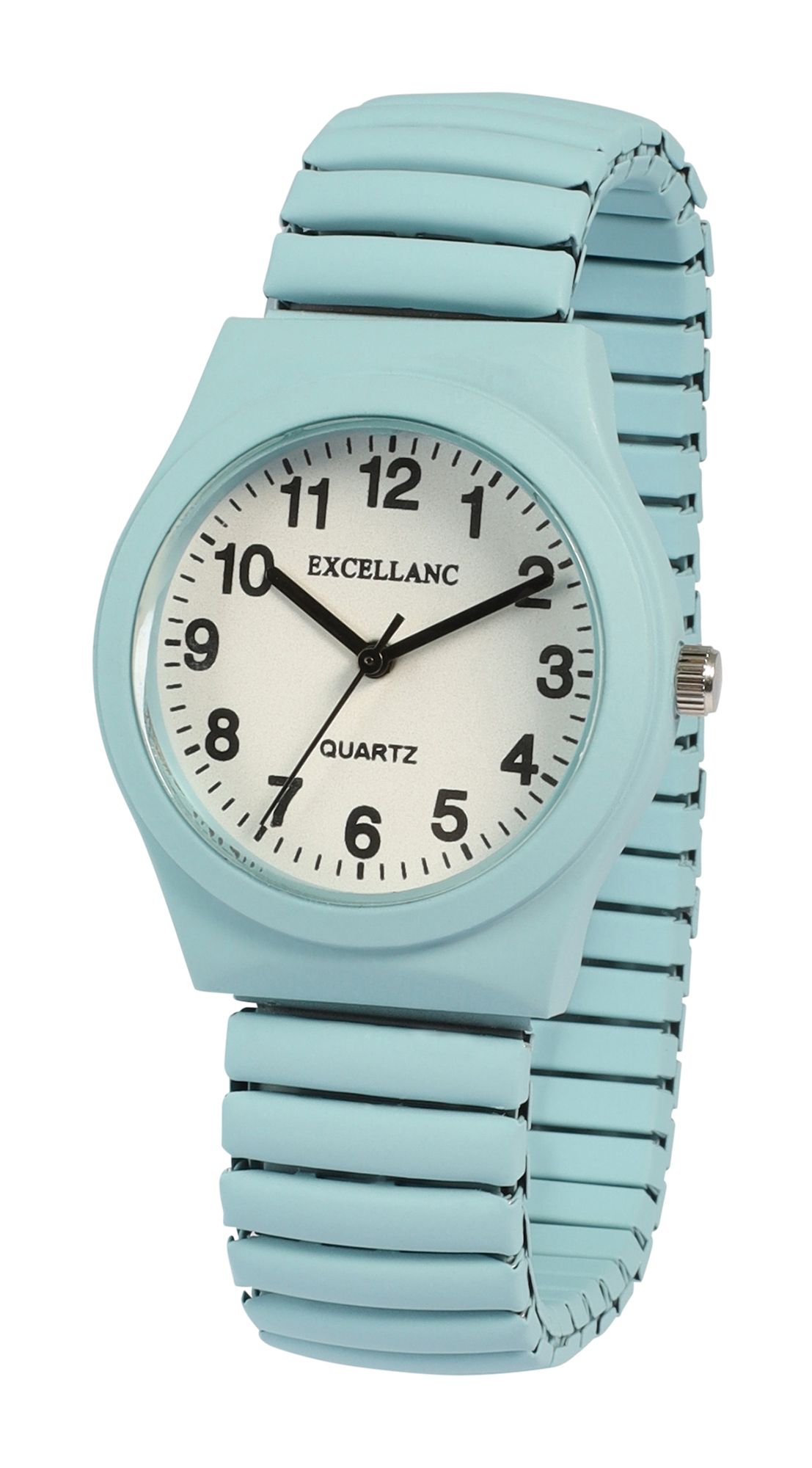 Excellanc Damenarmbanduhr mit Edelstahlzugband