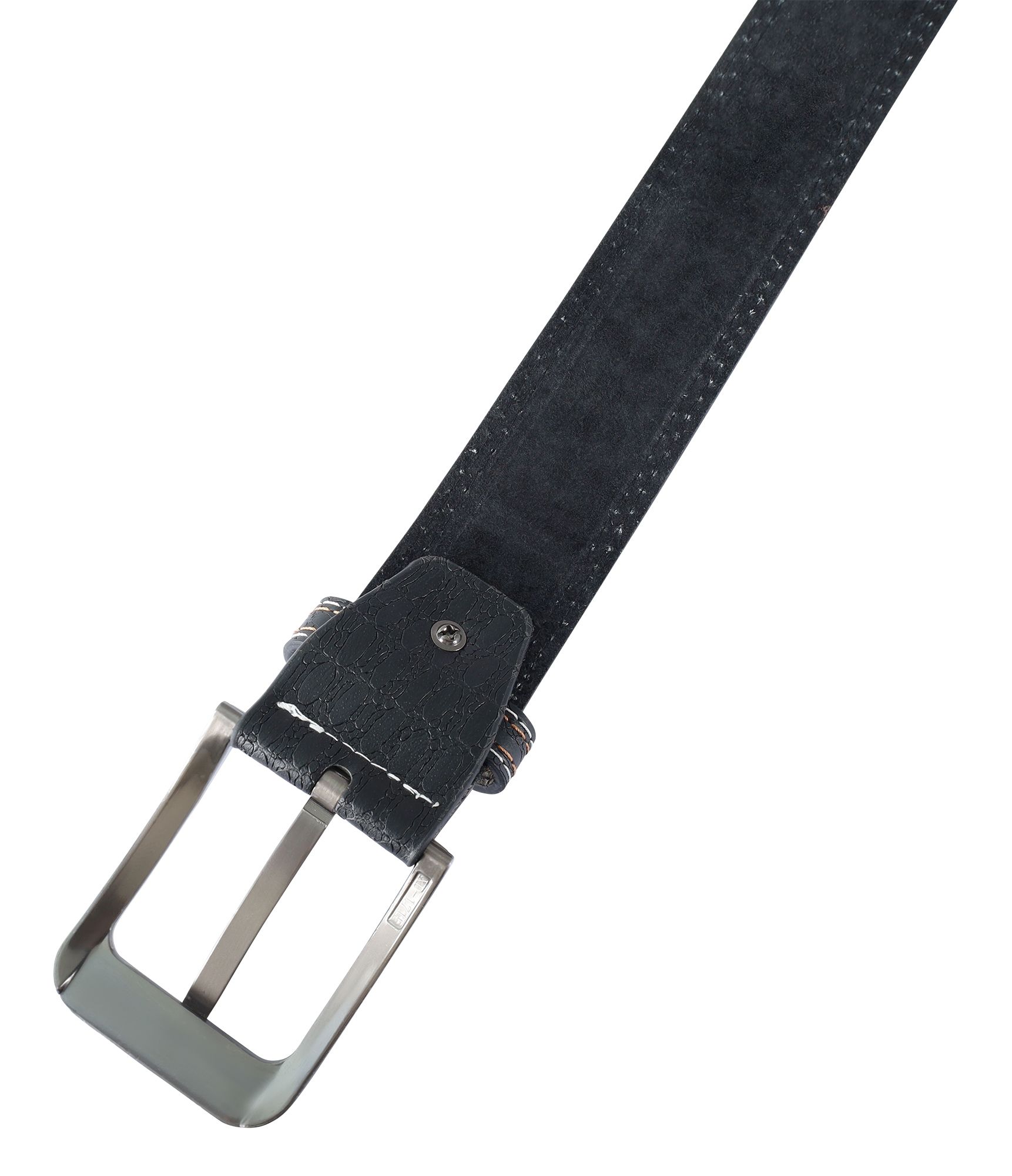 Gürtel aus Oberseite Lederimitat und Unterseite Echt Leder, VE 12, 1x Gr. 90 cm, 3x Gr. 100 cm, 4x 110 cm, 4x 120 cm, schwarz