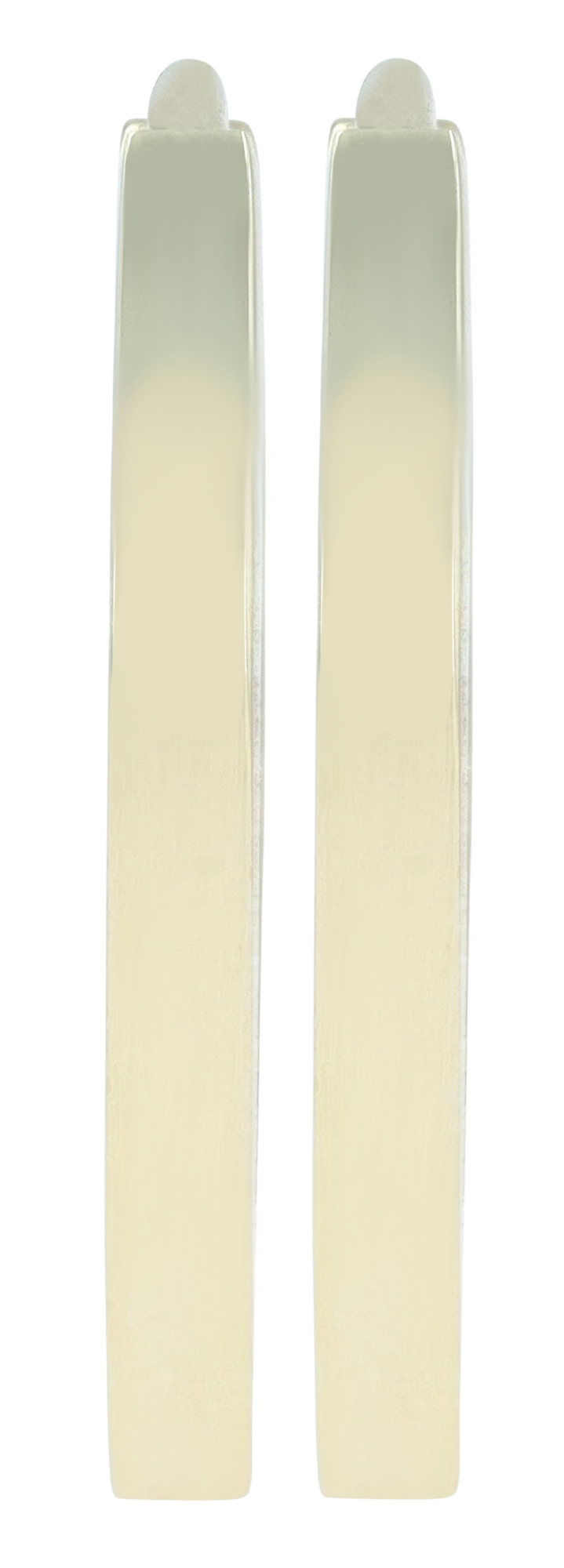 333/- Gold Creolen "Aya" V-Form, 8 Karat, Gelbgold