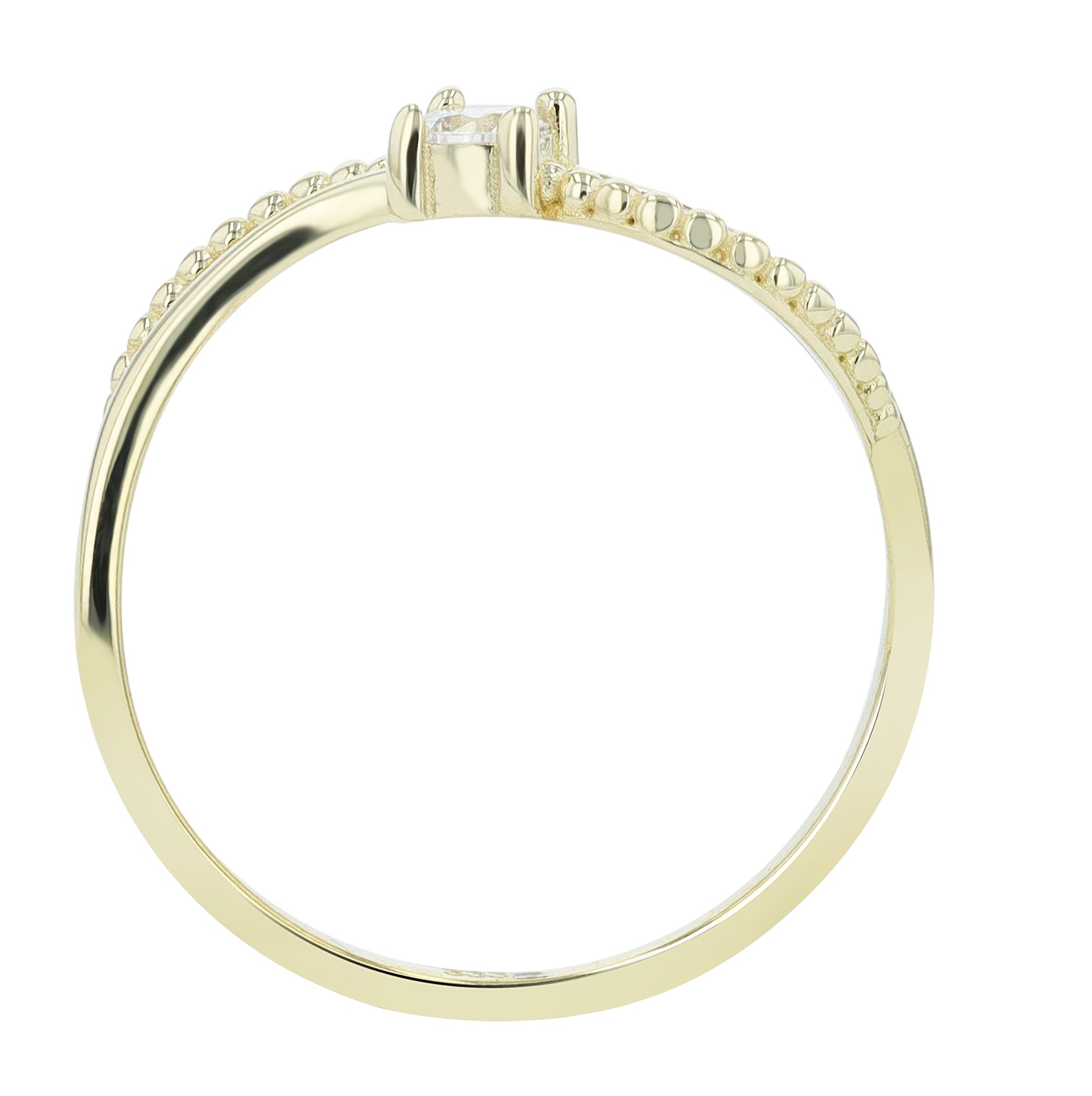 333/- Gold Ring "Delanie" , 8 Karat, Gelbgold, Gr. 52