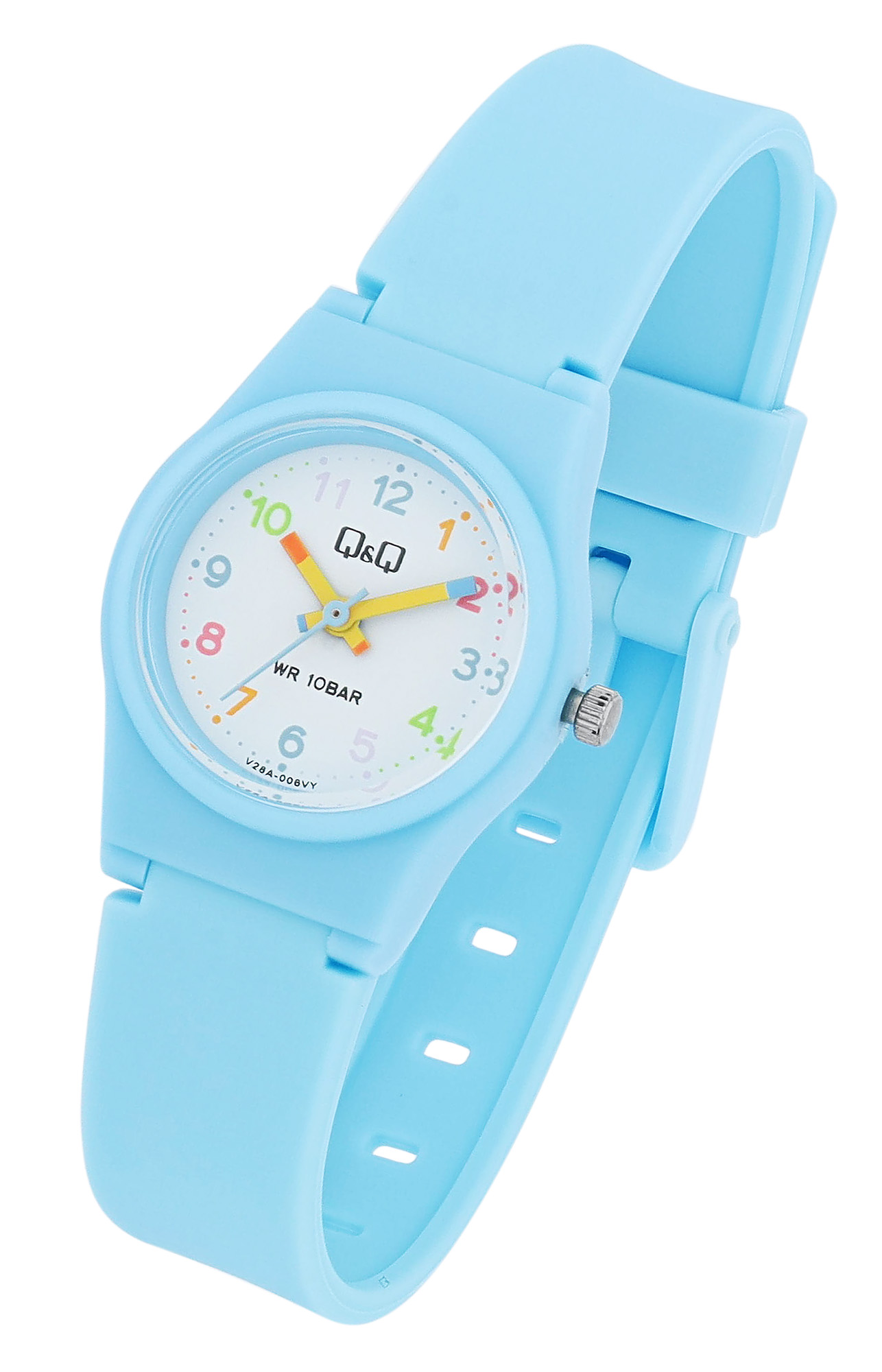 Q&Q Kinderuhr mit Silikonarmband, 10 Bar