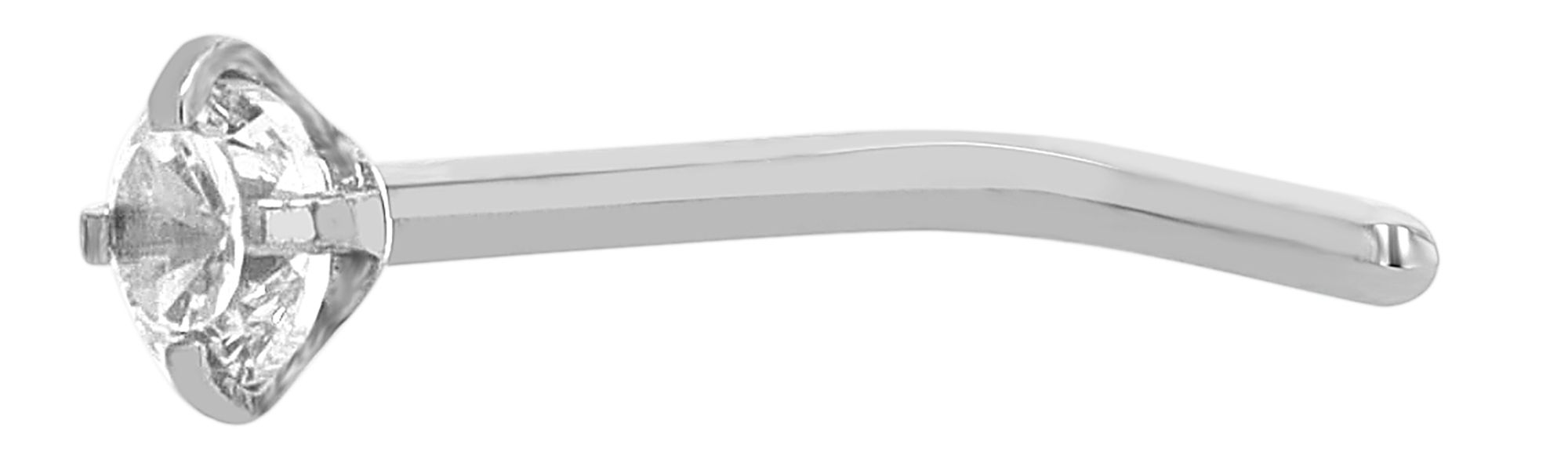 "Lulsia" Edelstahl Nasen Piercings, 24 Stück, Stabstärke 0,8 mm / Stablänge 7 mm / Ø 2,5 mm