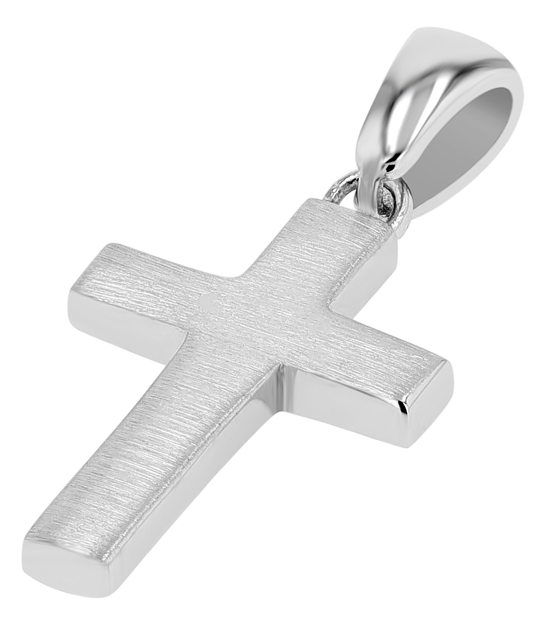 "Eternal Faith" 925/rh Echt Silber Anhänger (ohne Kette) Kreuz, silberfarben