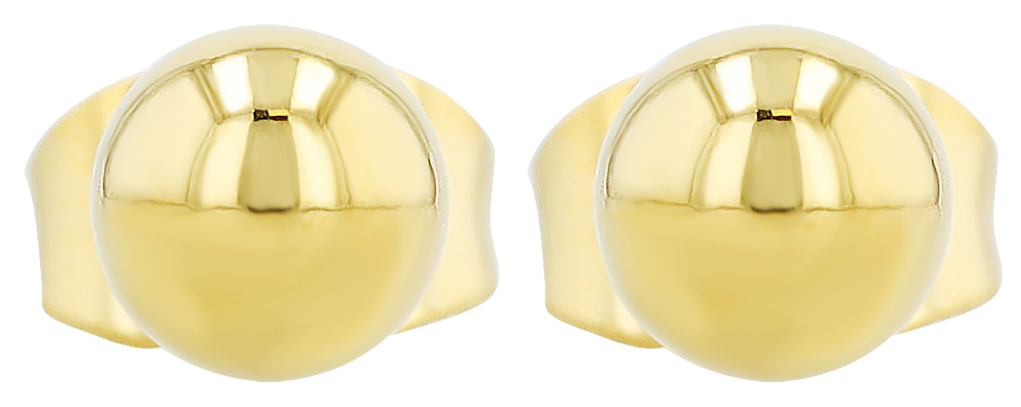 Akzent Ohrstecker "Pip", Edelstahl, Ø 5 mm, goldfarben