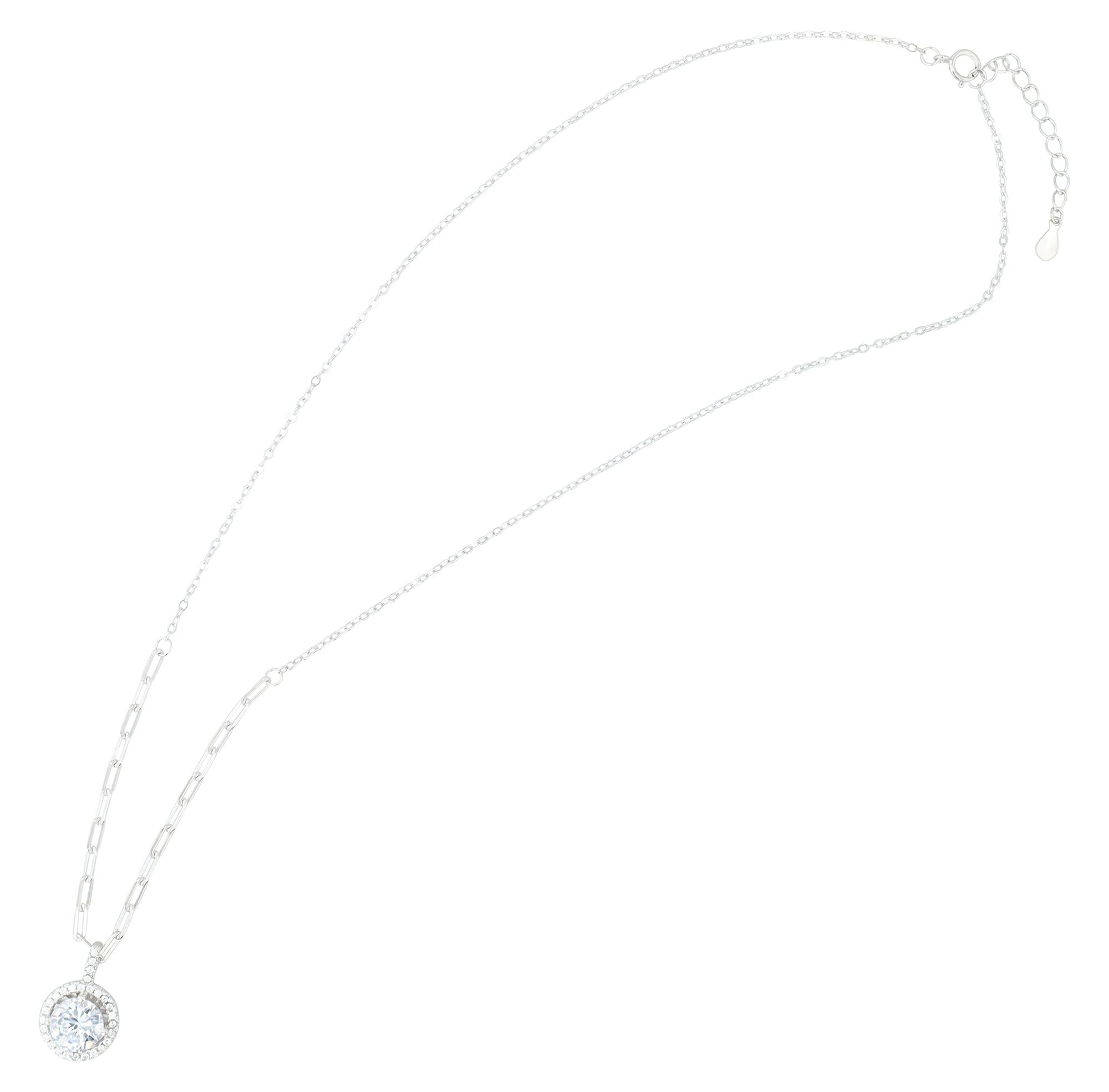 "Maravilla" Kreis, 925/- Echt Silber Kette mit Anhänger