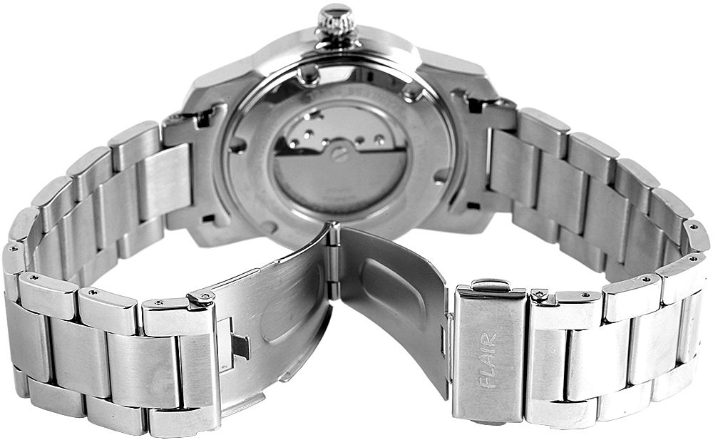 Flair Herrenuhr mit Edelstahlarmband