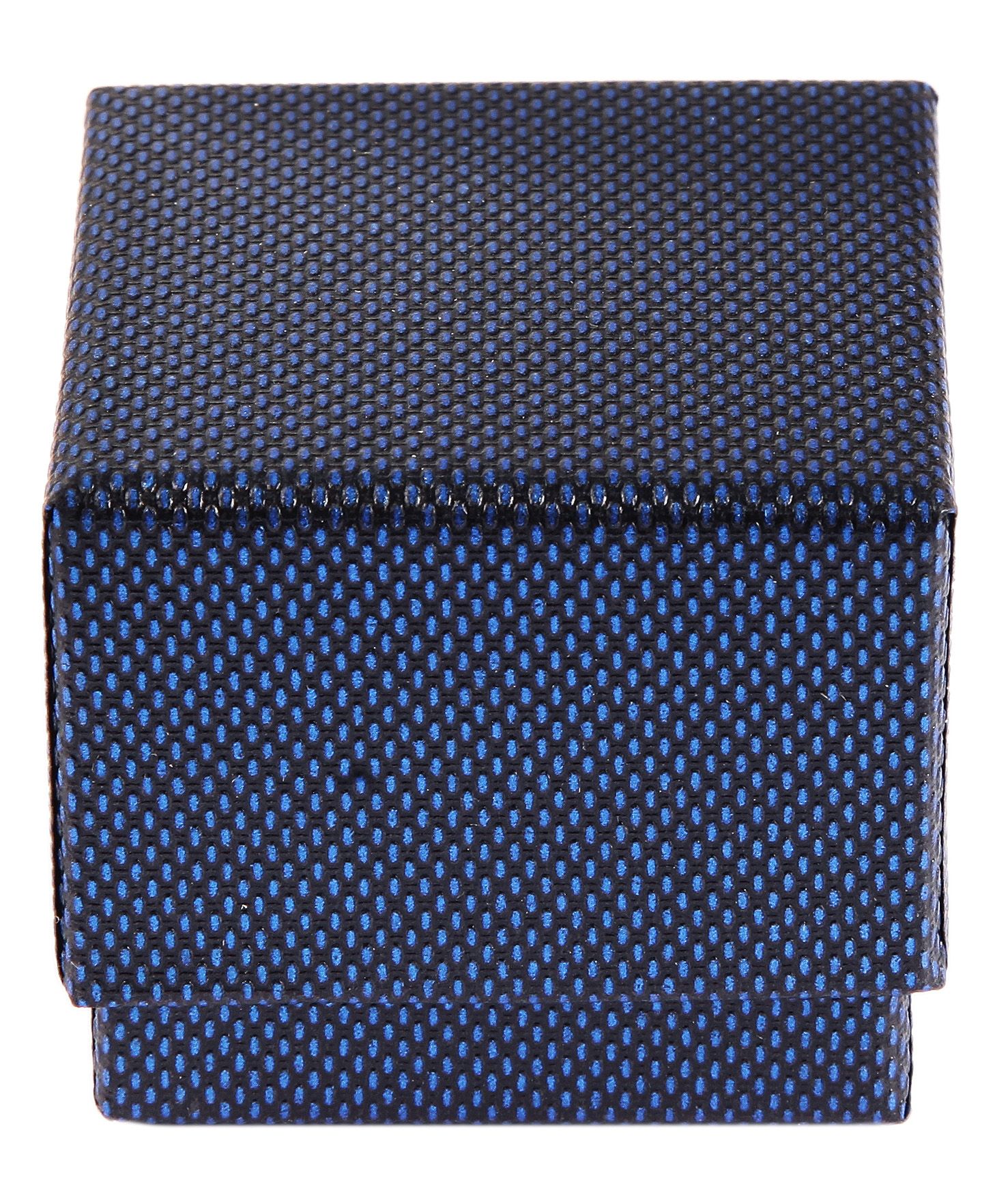 Ringbox, Pappe, VE24, 5 cm x 5 cm x 4,5 cm, blau