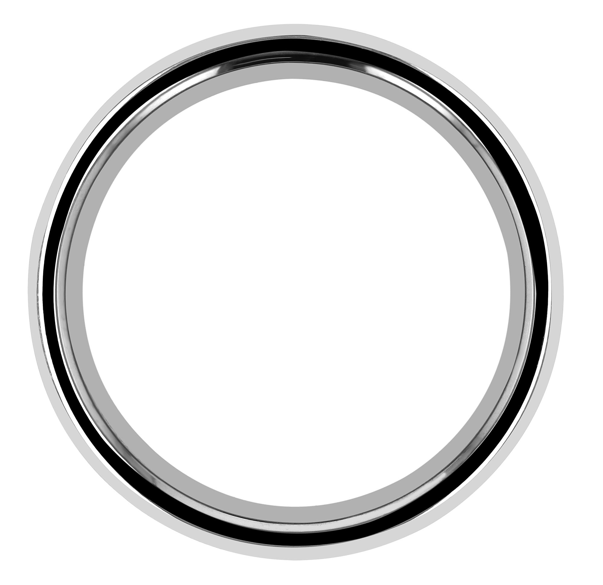 Akzent Herrenring "Sirius" aus Tungsten mit Holzeinsatz, Gr. 62