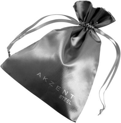 Akzent Schmuckbeutel aus Polyester, VE 50, 20 cm x 14 cm, grau