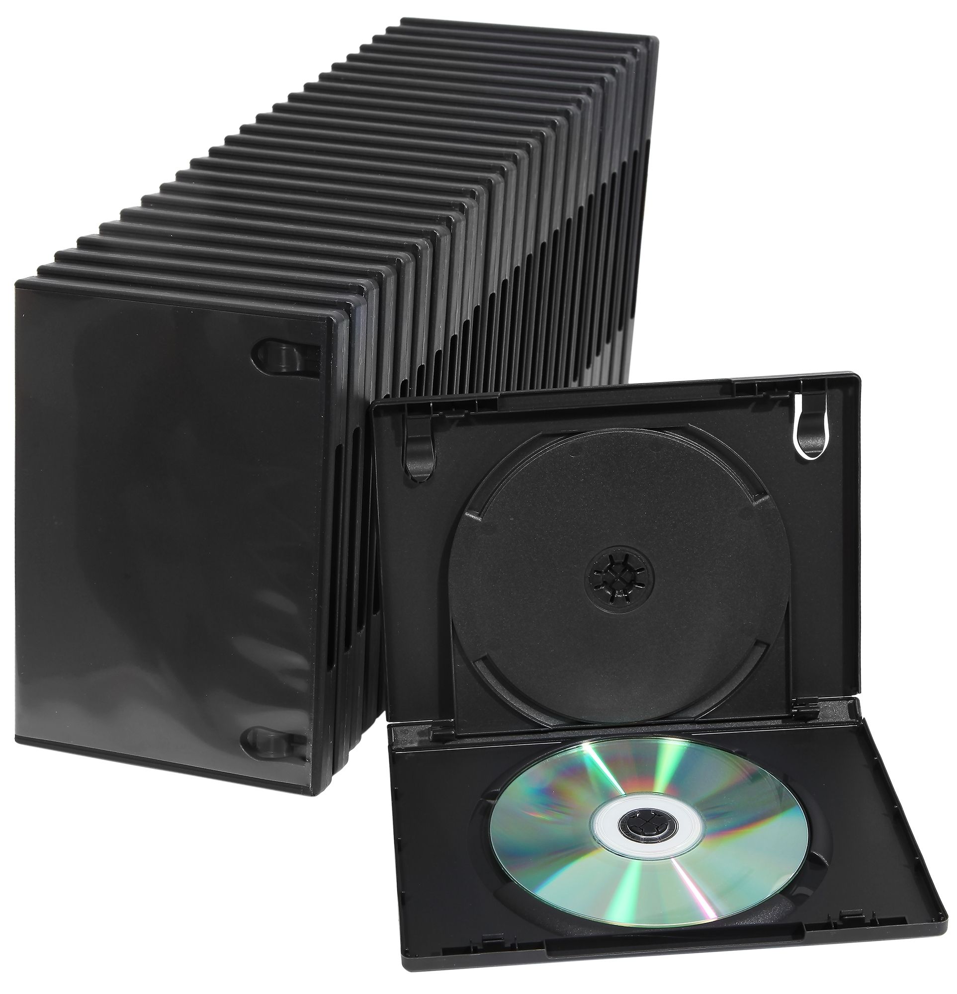 DVD Hüllen, VE25, schwarz