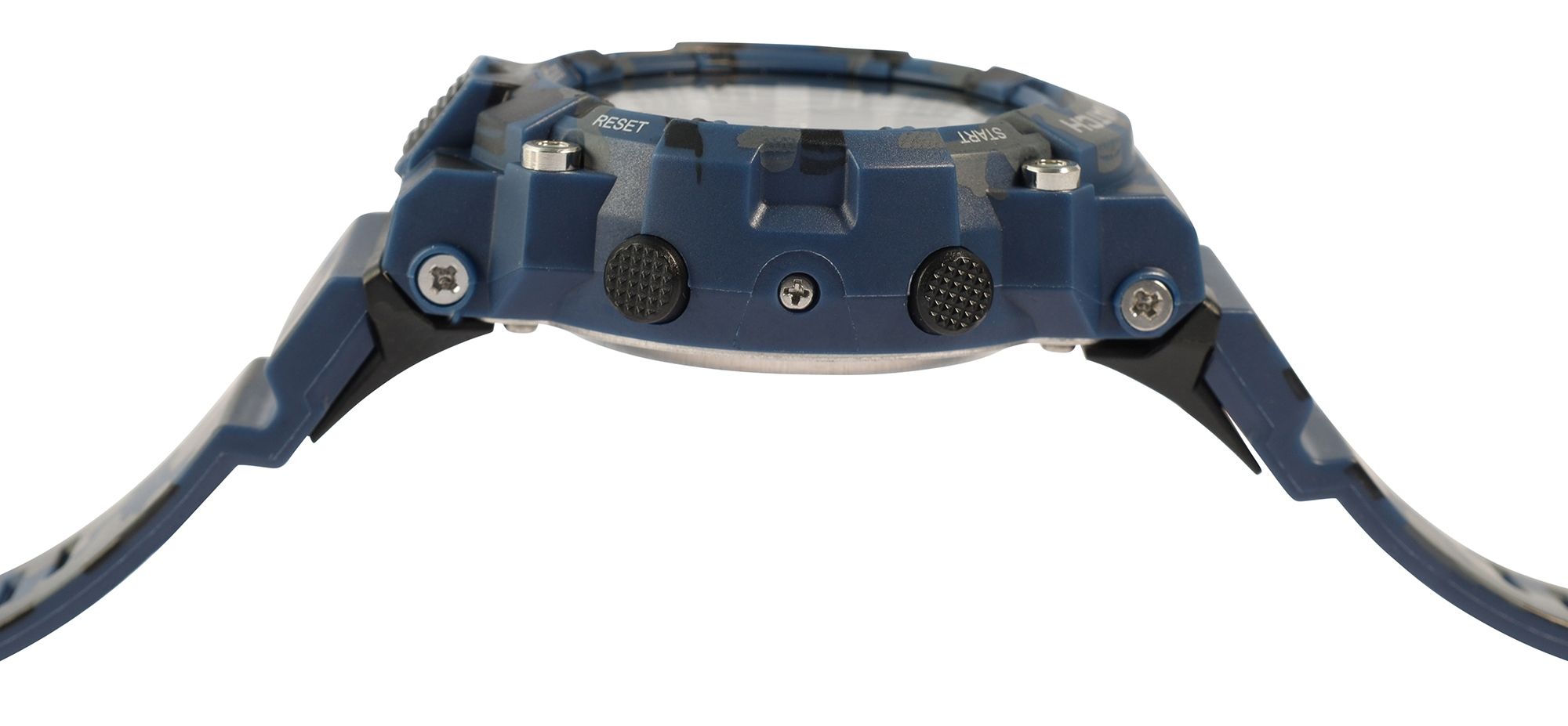 Xinjia Herrenuhr mit TPU-Band, Camouflage blau