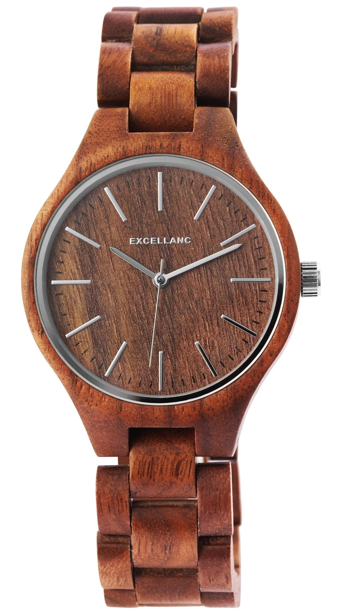 Excellanc Herrenarmbanduhr aus Holz