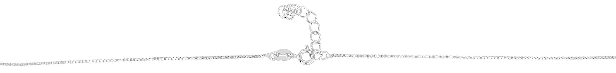 925er Sterlingsilber Herzkette "Pina", rhodiniert