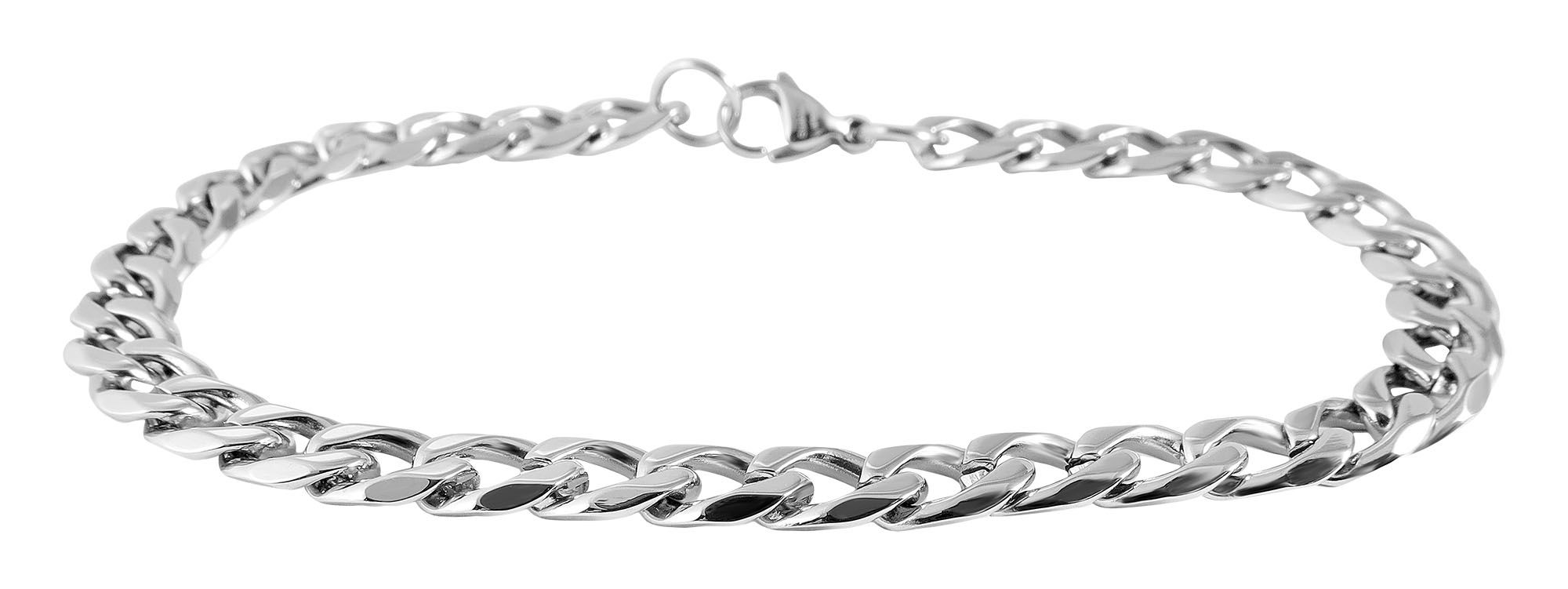"Lorenz" Edelstahl Panzerarmband, 20 cm/ 7mm