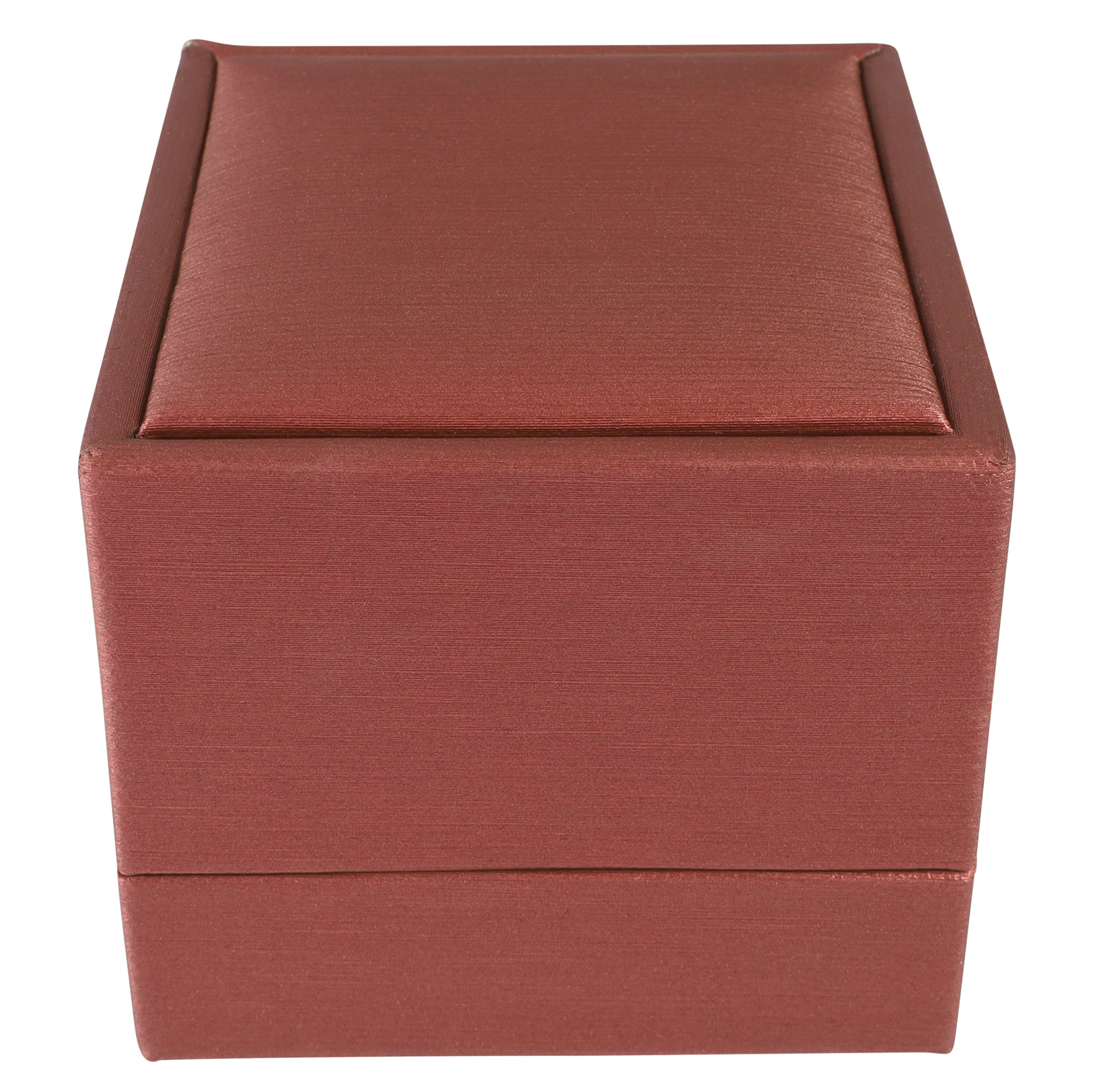 Schmuckbox (Ring) 6 x 6,5 cm, Kunststoff, rot, VE10