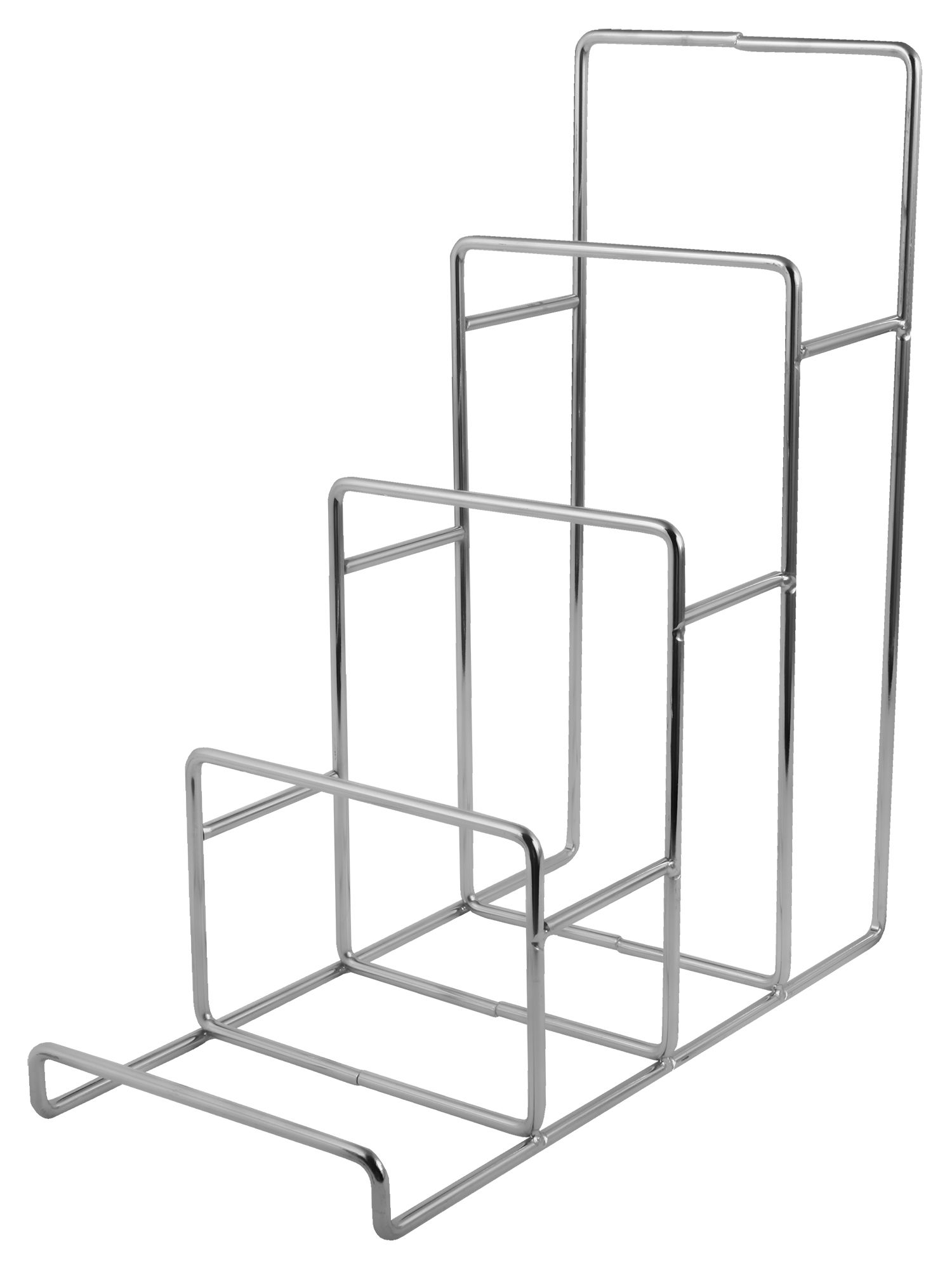 Geldbörsenständer, Metall, silberfarben, 26 cm x 12 cm x 28 cm