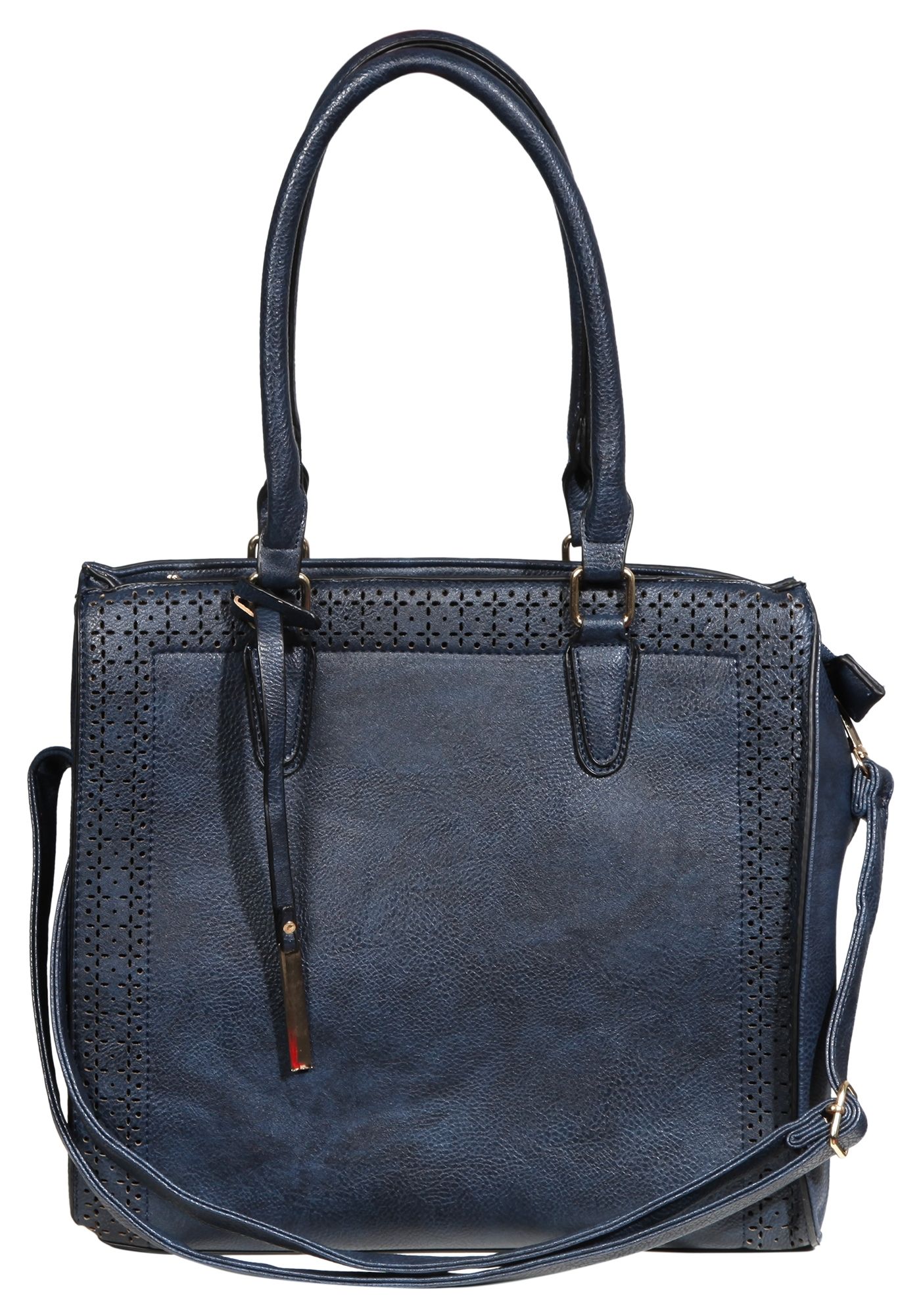 Damen Handtasche aus Lederimitat, Maße: 34x30x12cm