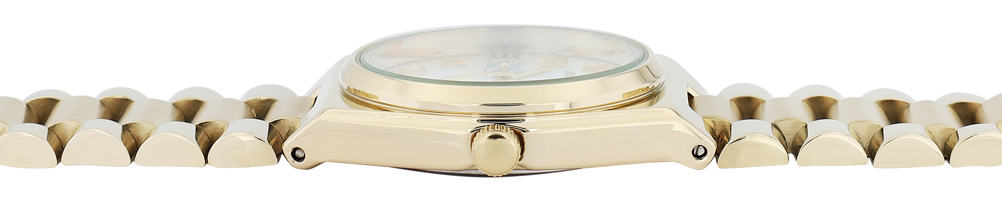 JUST WATCH Damenuhr "Elin" mit Edelstahlband, Ø 30 mm, 5ATM, goldfarben/ silberfarben