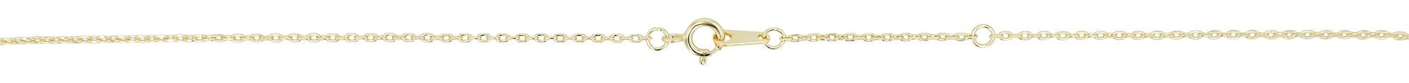 "Tuma", 925/- Echt Silber Kette, Anhänger Herz, Zirkonia, vergoldet